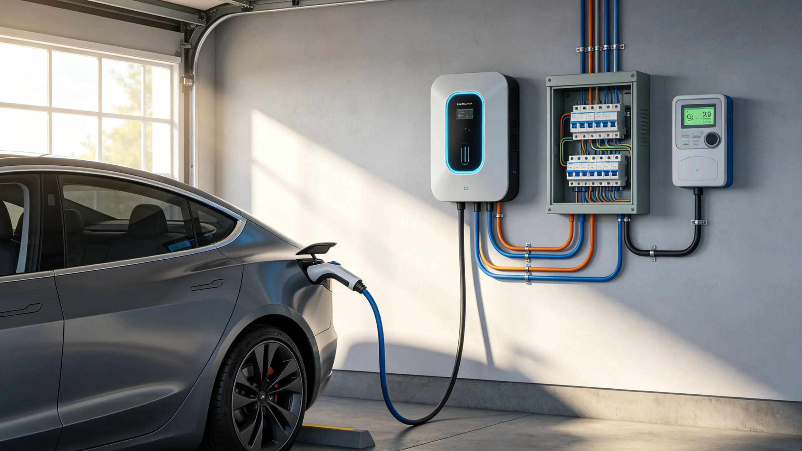 Carga de vehículos eléctricos en casa: ¿Qué requisitos eléctricos necesita?