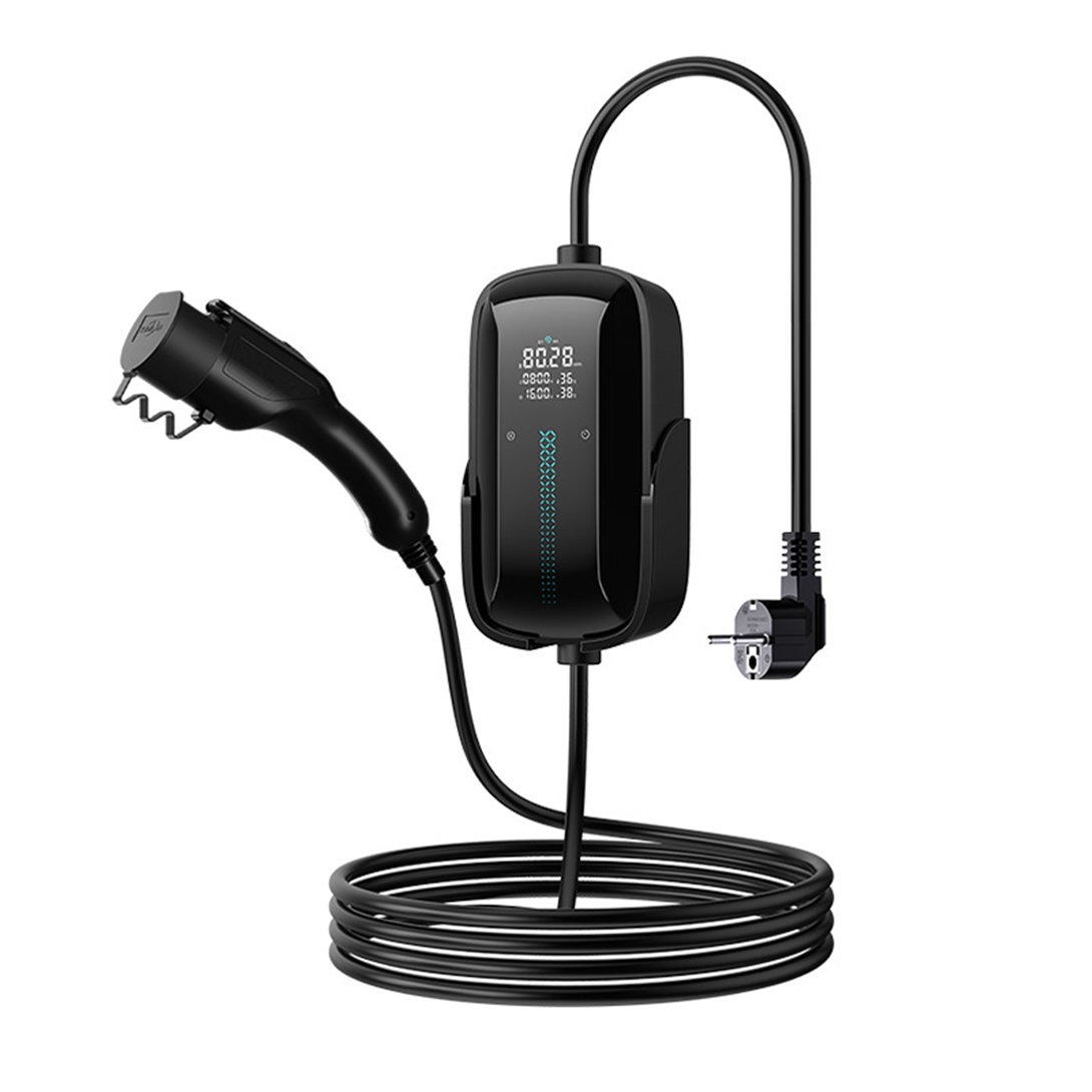 RU-AC-Q700 Portable On-Board Charger, Home Smart Screen Charging Gun