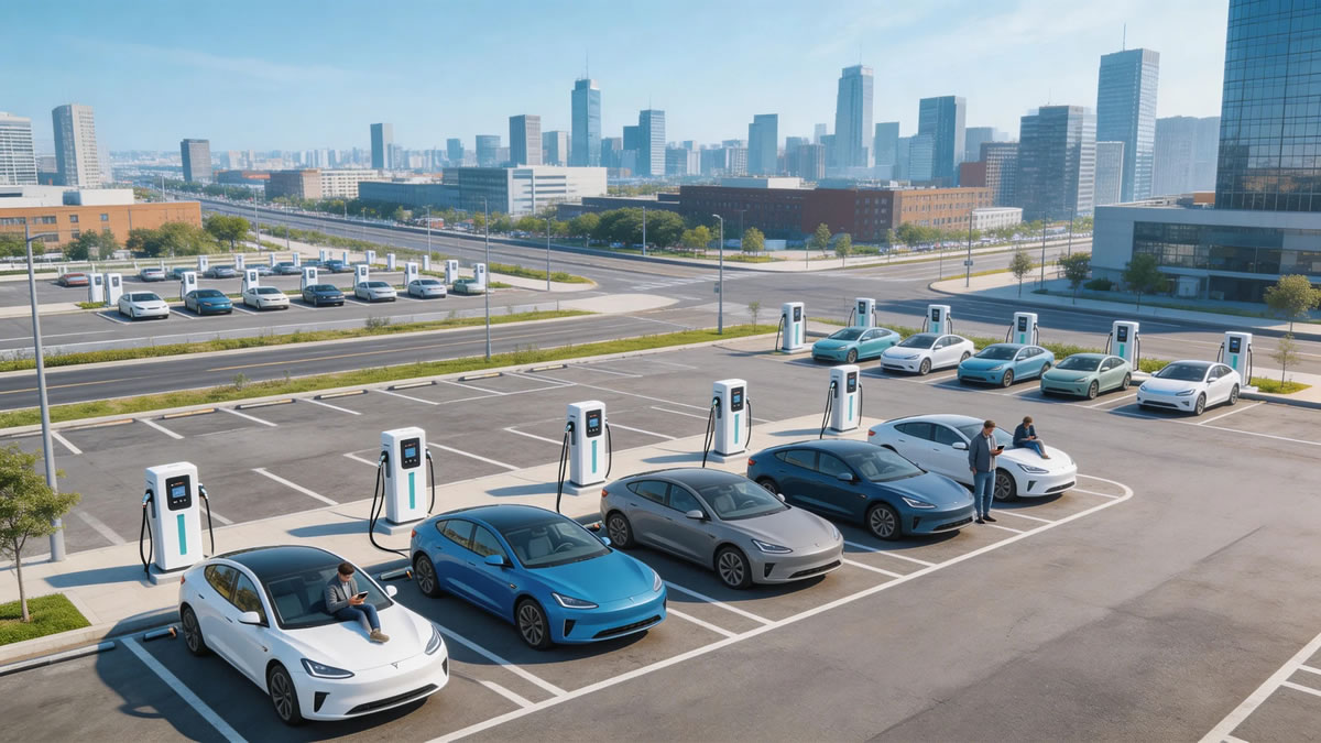 Estaciones de carga con energía solar y almacenamiento: el futuro de la movilidad eléctrica